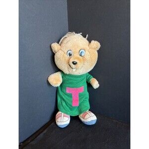 Vintage 1983 Alvin & The Chipmunks Theodore Plush Stuffed Animal CBS Toys 11”